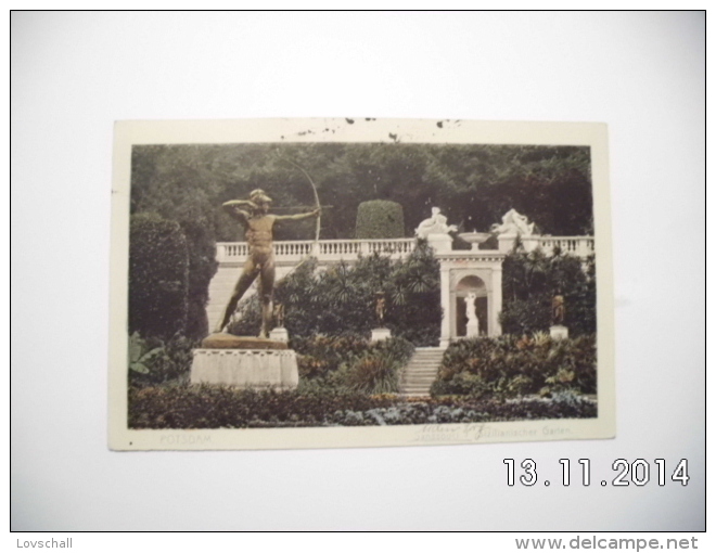 Potsdam. - Sanssouci - Sizilianscher Garten.  (30 - 10 - 1922) - Plessa