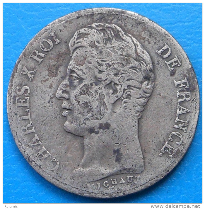 Charles X 1 Franc 1830 A PARIS - Autres & Non Classés