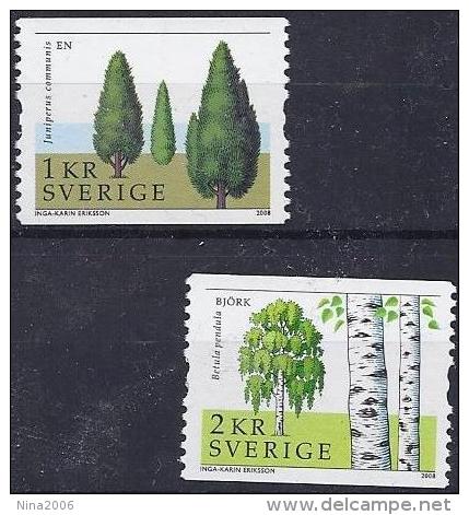 Svezia 2008 Michel 2637 + 2639 Nuovi / Schweden 2008 Mi-Nr. 2637 + 2639 Postfrisch - Neufs