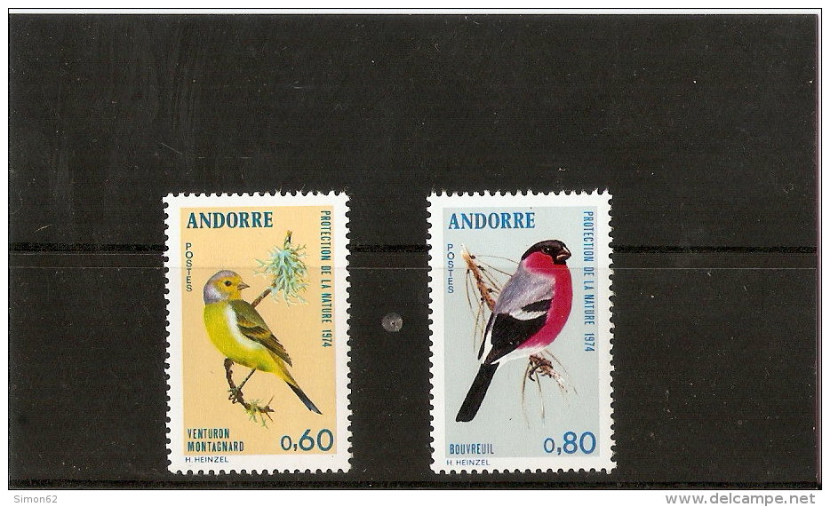 ANDORRE   N° 240/241  NEUFS ** - Unused Stamps