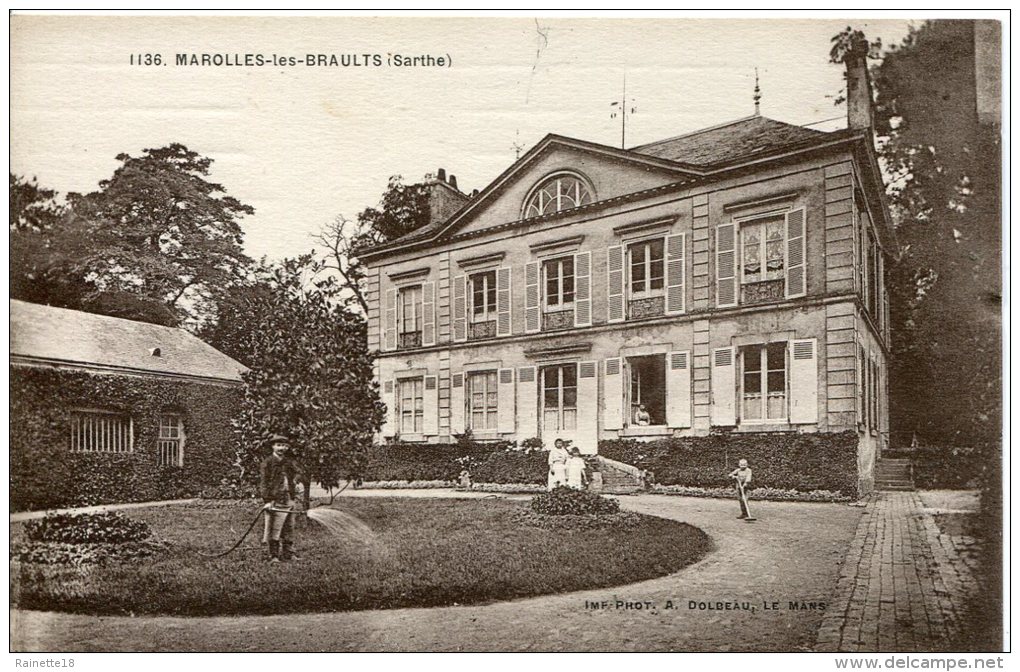 Cpa    Marolles-les-Braults  ( Sarthe )       Petite Animation - Marolles-les-Braults