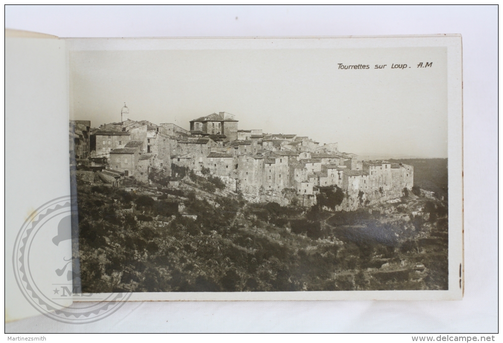 Old France Real Photo Postcard Album/ Folder -Souvenir Des Gorges Du Loup - 10 Detachables Views - Otros & Sin Clasificación