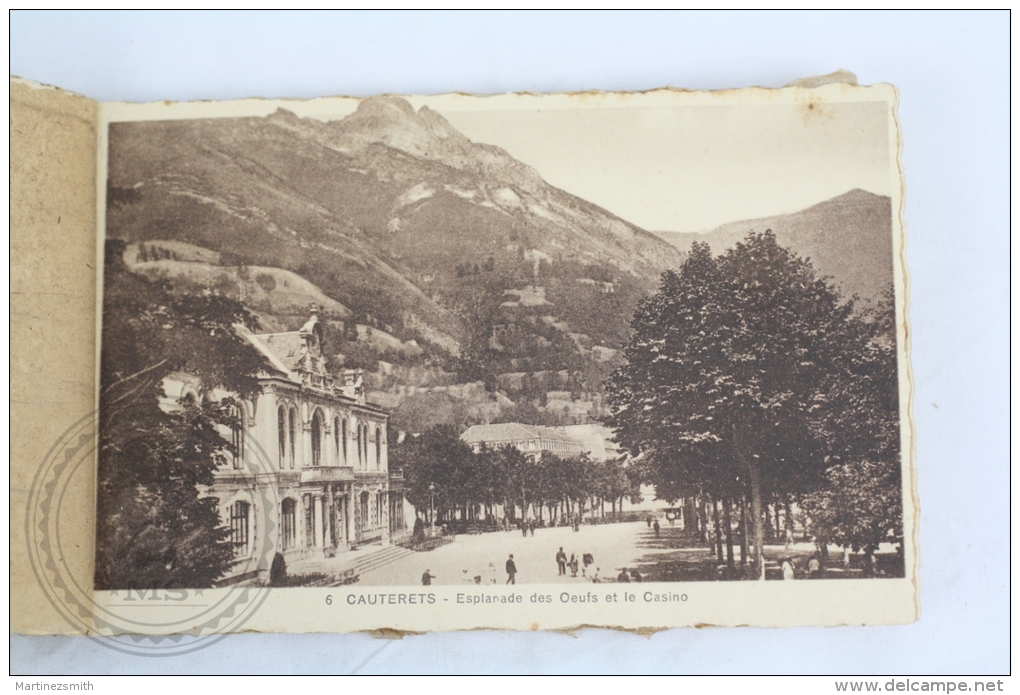 Old France Postcard Album/ Folder - Cauterets Luz Gavarnie - 20 Cartes Postales/ Views - Luz Saint Sauveur