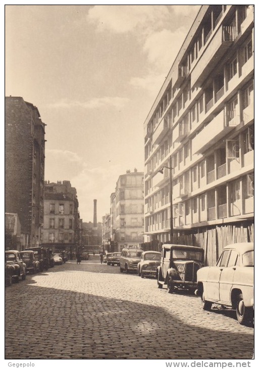PARIS 20ème - Rue Tlemcen ( De Ménilmontant ) Superbe Et Très Rare          ( Grand Format ) - Arrondissement: 20