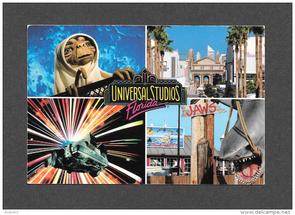 ORLANDO - FLORIDA - FLORIDE -  WALT DISNEY WORLD - MULTIVIEWS UNIVERSAL STUDIOS - BACK TO FUTURE - JAWS - ET - U.C.S. - - Orlando