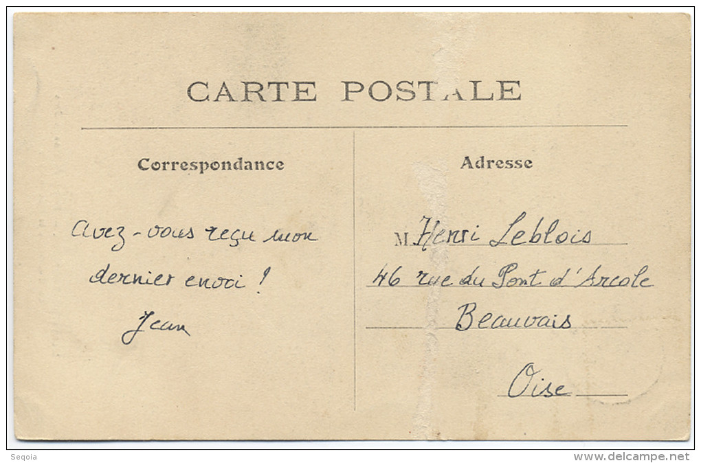 1907 NOUVELLES HEBRIDES CP POUR LA FRANCE AFFRANCHIE 10c NLLE CALEDONIE OBLITERE PT SANDWICH 17 MARS 07 - Covers & Documents