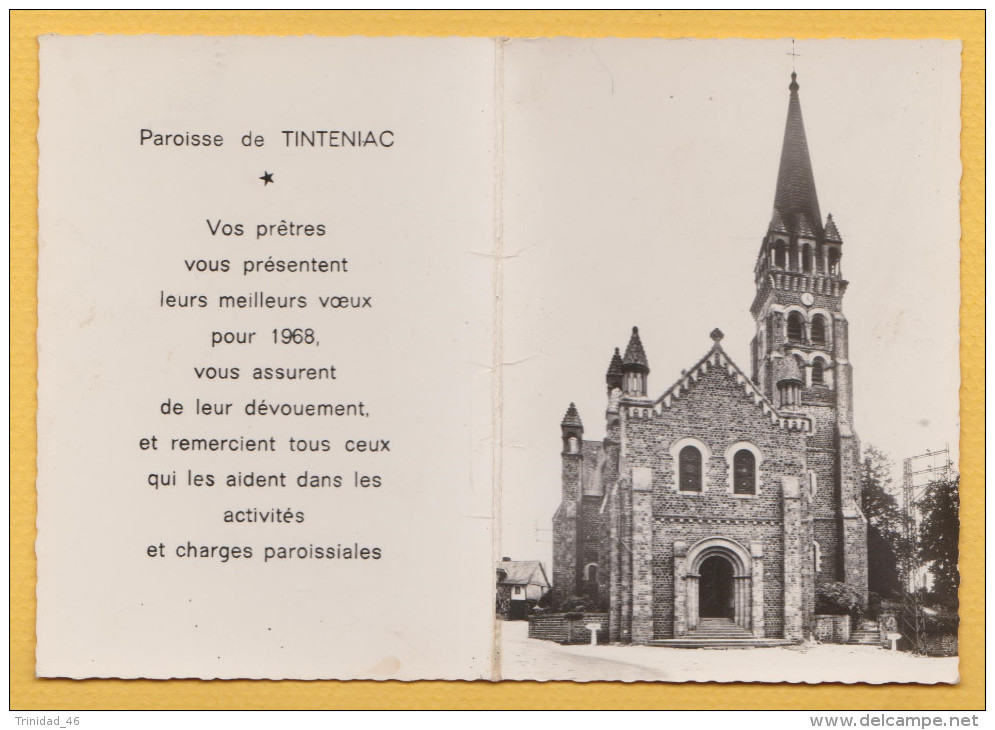 TINTENIAC 35 ( CALENDRIER DE POCHE 1968 ) EDITION COMBIER - Petit Format : 1961-70