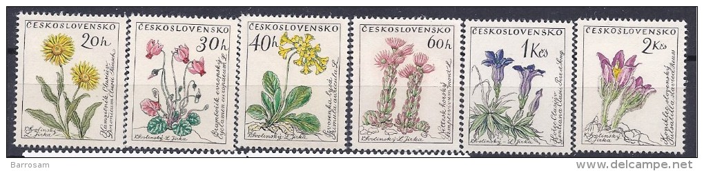 Czechoslovakia1960: FLOWERS Michel1234-9mnh** - Ungebraucht