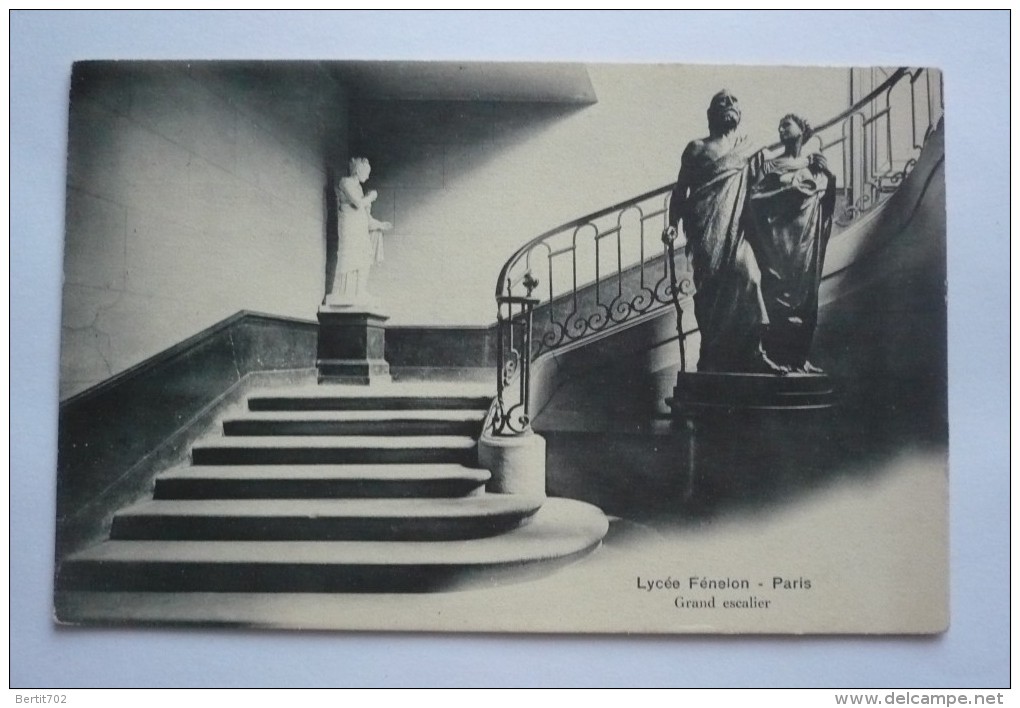 PARIS   - Lycée FENELON - Le Grand Escalier - Enseignement, Ecoles Et Universités