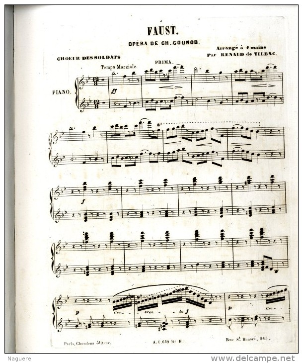 PIANO STRAUSS  VALSE DU TROVATORE DIFFERENTES PARTITIONS ET MUSICIENS CLASSIQUES  - LIBRAIRIE G MULLER CREPIS EN VALLOIS - Instruments à Clavier