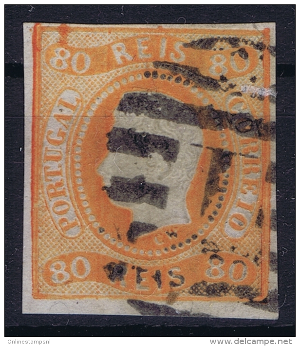 Portugal:  1866 YV Nr 23   Mi Nr 22 Used - Gebruikt