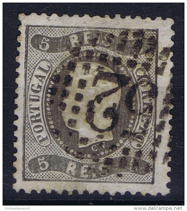 Portugal:  1867 YV Nr 26  Mi Nr 25 Used - Gebruikt