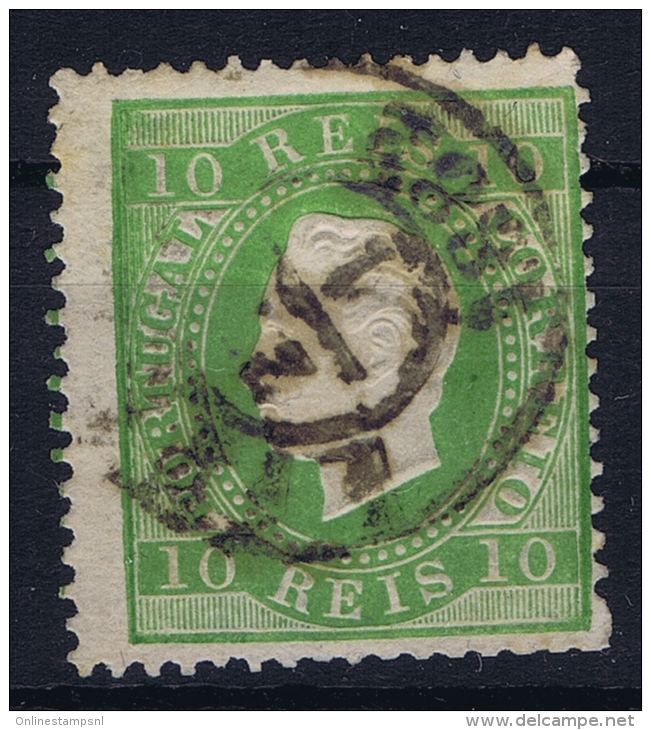 Portugal:  1870 YV Nr 37  Perfo 13.50 Mi Nr 47 XBC Used - Gebruikt