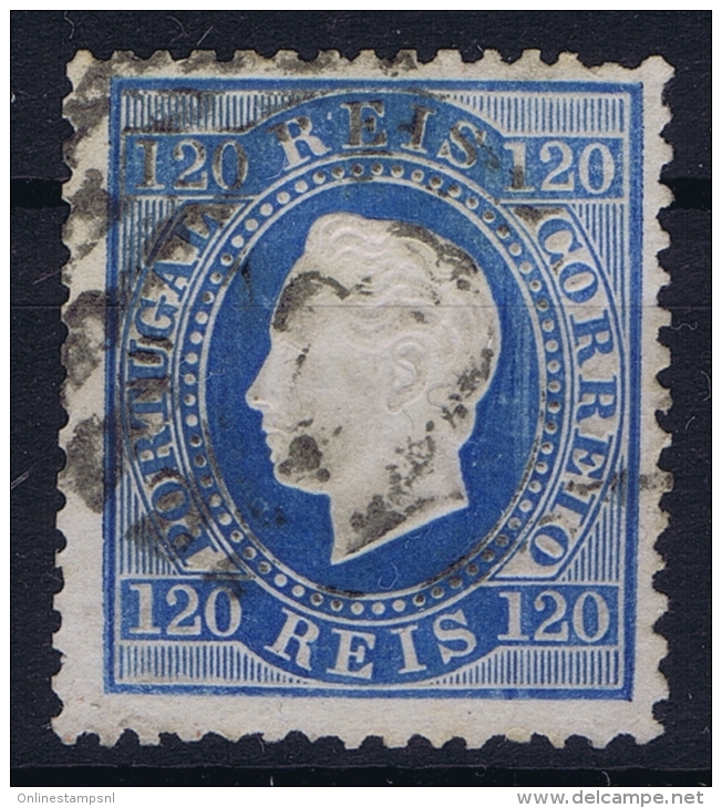 Portugal:  1870 YV Nr 45   Perfo 12.50 Mi Nr 42 Used - Gebruikt