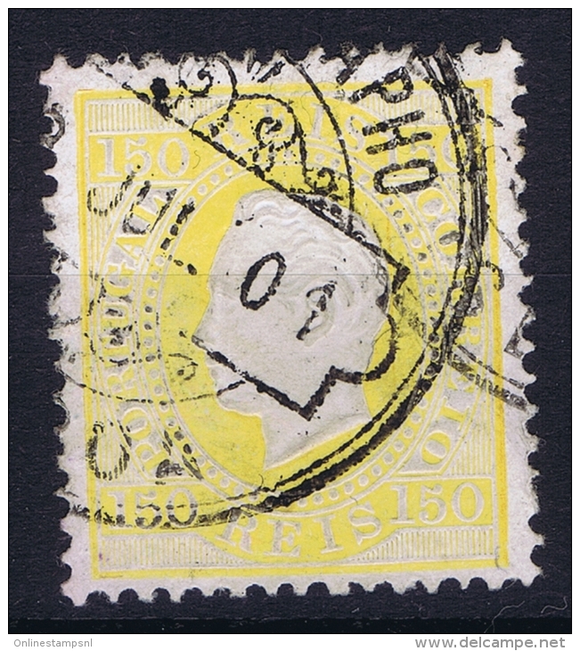 Portugal:  1870 YV Nr 47 Perfo 12.50 Mi Nr 49 Used - Usado
