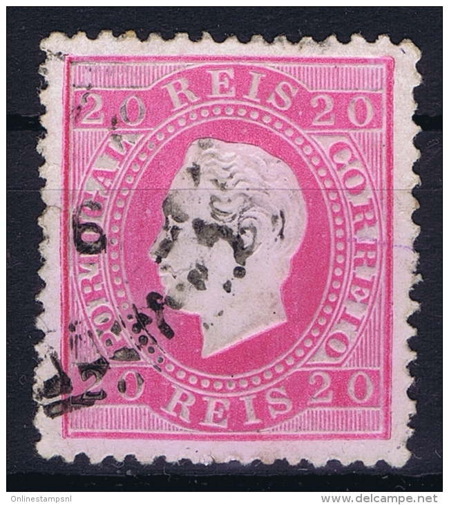 Portugal:  1884 YV Nr 64  Used  Perfo 12,50 - Oblitérés