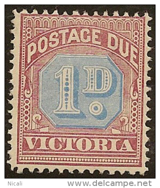 VICTORIA 1890 1d Postage Due SG D2 HM #GR233 - Nuevos