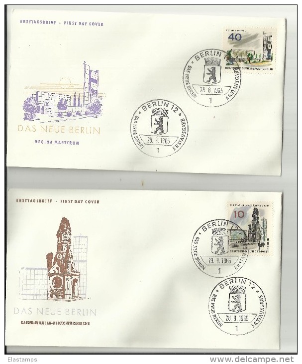 = WEST BERLIN FDC*2 1966 - Sonstige & Ohne Zuordnung