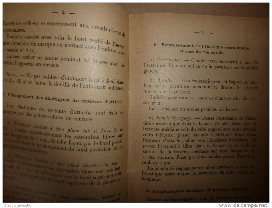 1923 Ministère De La Guerre : ARTILLERIE Instruction Sur L'entretien Et Réparation De L'appareil ARS...etc - Français