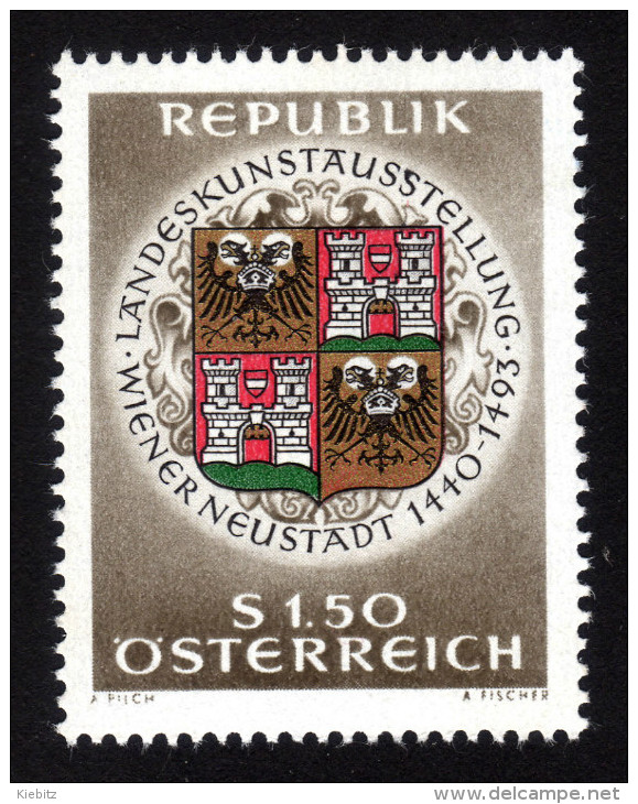 ÖSTERREICH 1966 ** Wappen Wiener Neustadt - MNH - Briefmarken