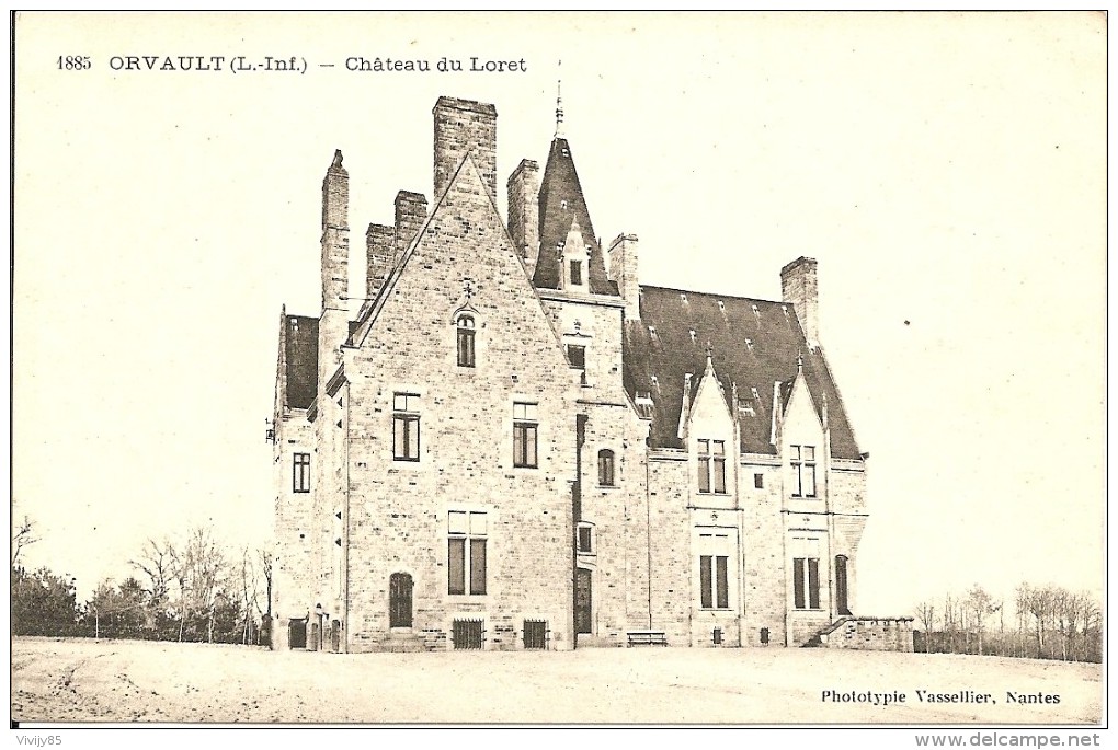 44 - ORVAULT - Belle Vue Du Château Loret ( Appartient à La Famille De Louis De La Brosse ) - Orvault