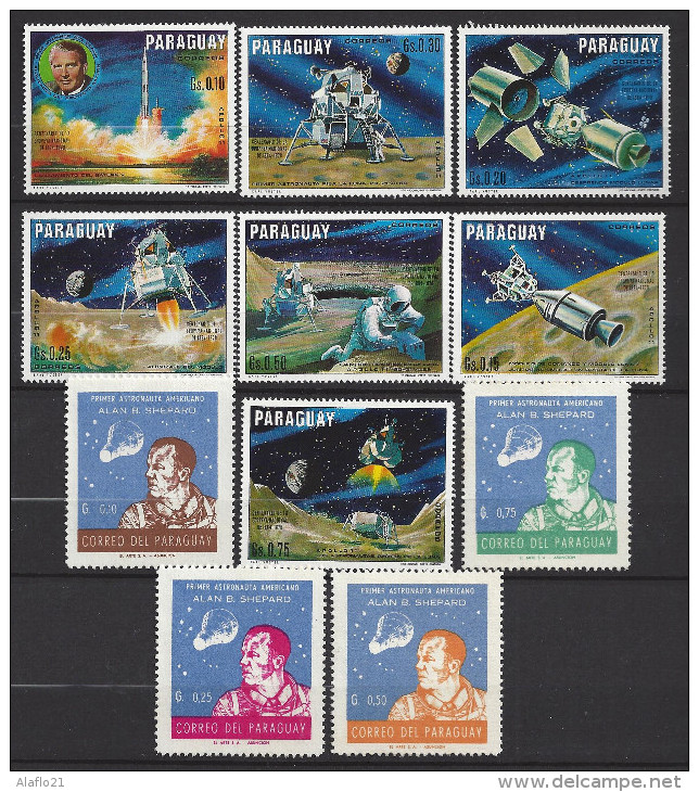 ESPACE - Lot Timbres ROUMANIE PARAGUAY BULGARIE... - Colecciones