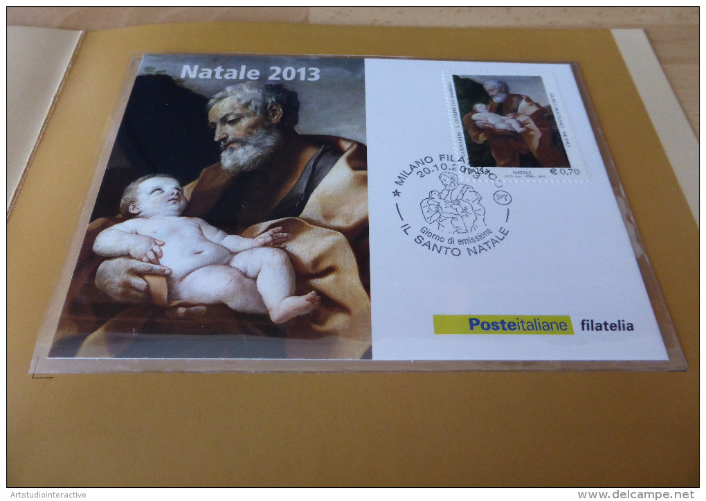 2013 ITALIA REPUBBLICA "IL SANTO NATALE" FOLDER - Folder