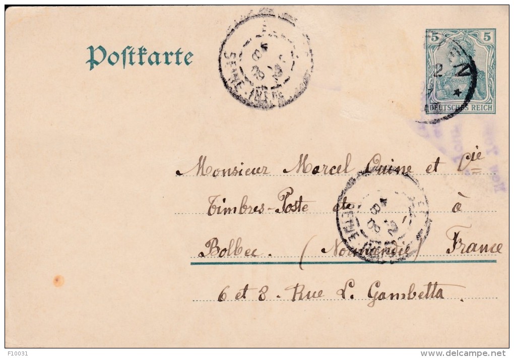 Allemagne Pofttarte - Postales - Usados