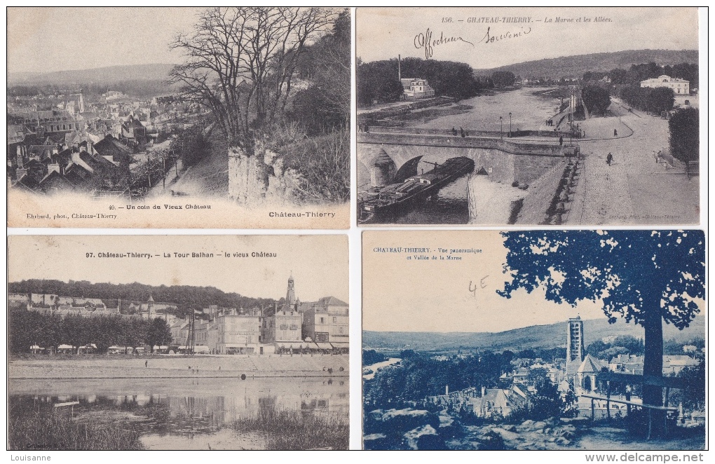 Lot  DE  16   CPA  &  4  CPSM  DE  CHÂTEAU-THIERRY    - Toutes Scanées - 5 - 99 Cartes