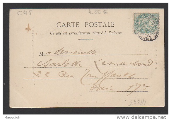 DF / 45 LOIRET / CHATILLON COLIGNY / TOUR DU VAUVERT / CIRCULÉE EN 1904 - Chatillon Coligny