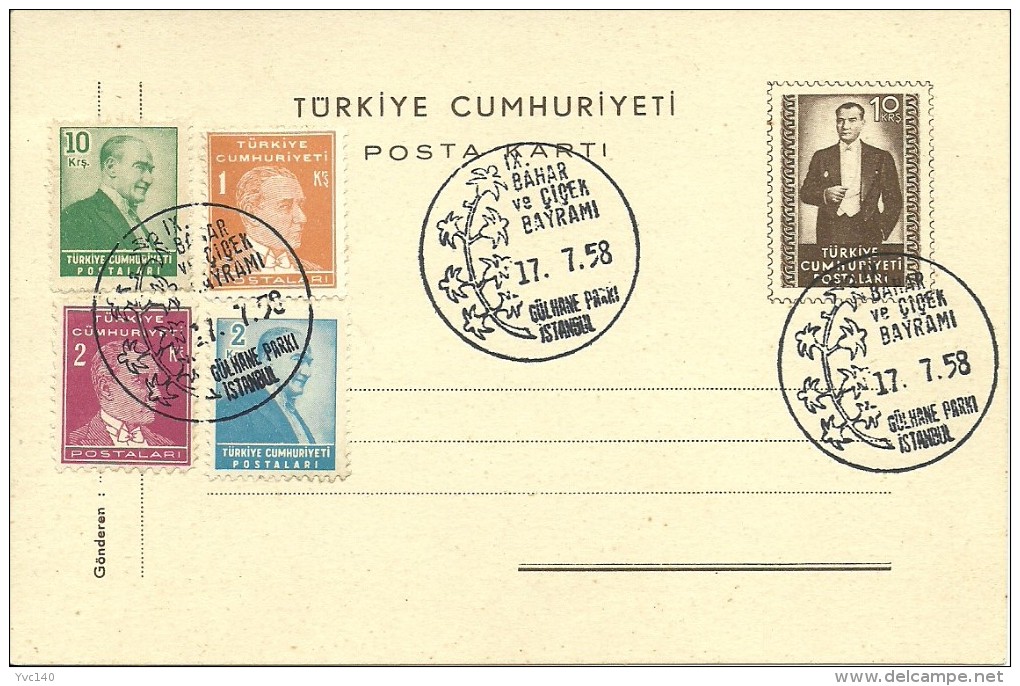 Turkey ; 1955 Postal Stationery - Postwaardestukken