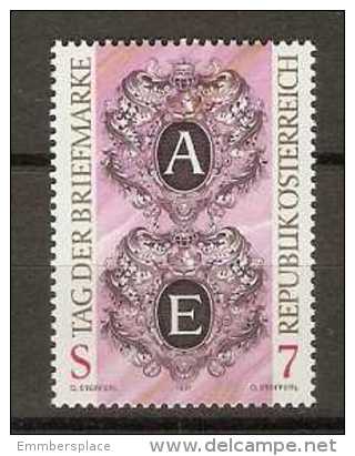 Austria - 1997 Stamp Day 7s MNH **          Sc 1725 - Unused Stamps