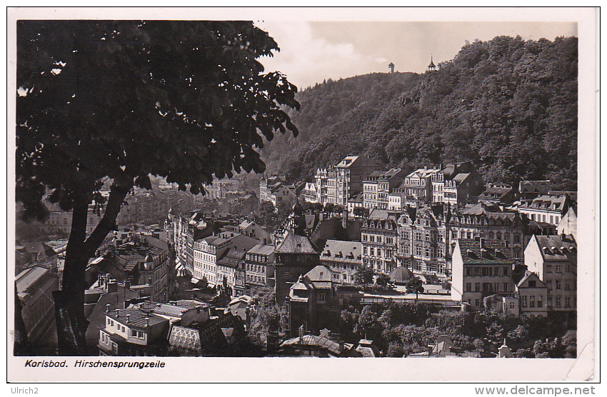 AK Karlsbad - Hirschensprungzeile - 1941 (10065) - Sudeten