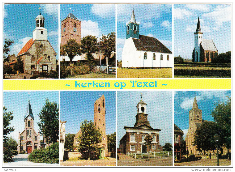 Texel: 8 Kerken Op Texel - Multiview  - Holland/Nederland - Texel