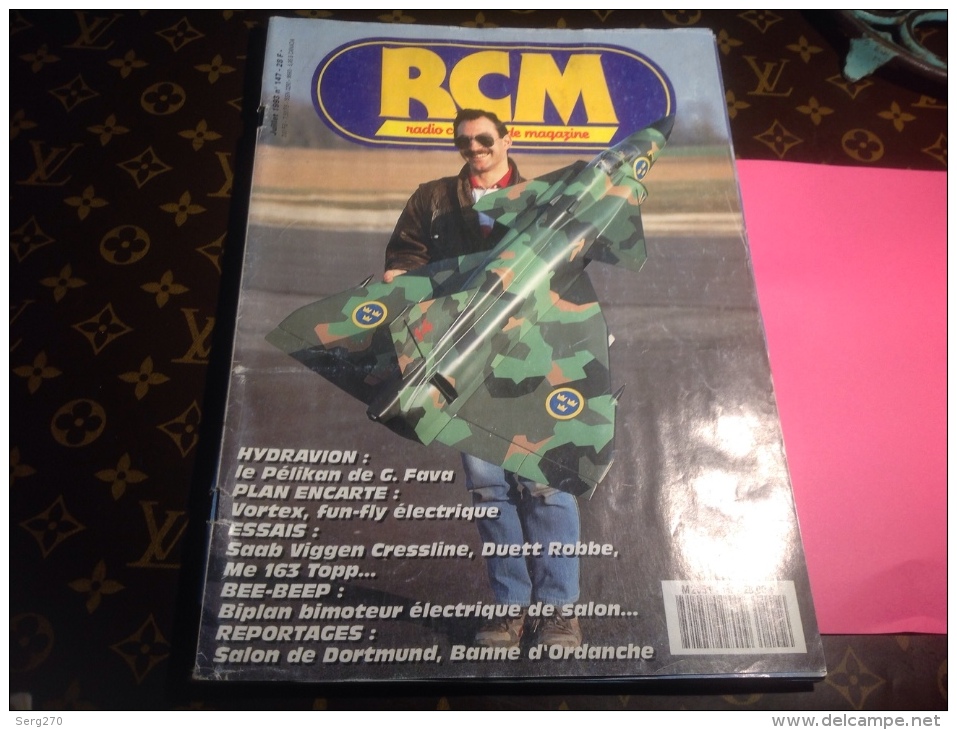 Revue "RCM" Radio Commande 1993 Hydravion Avion En L état - Littérature & DVD