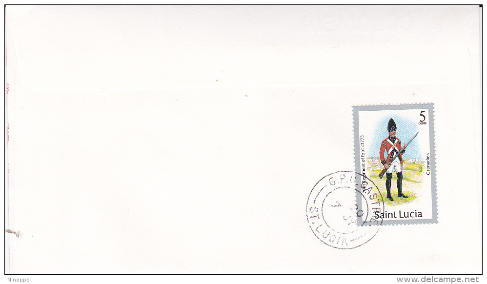 Vatican City 1986 Pope Visit Colombia, Baranquilla-Santa Lucia Flight Cover - Covers & Documents