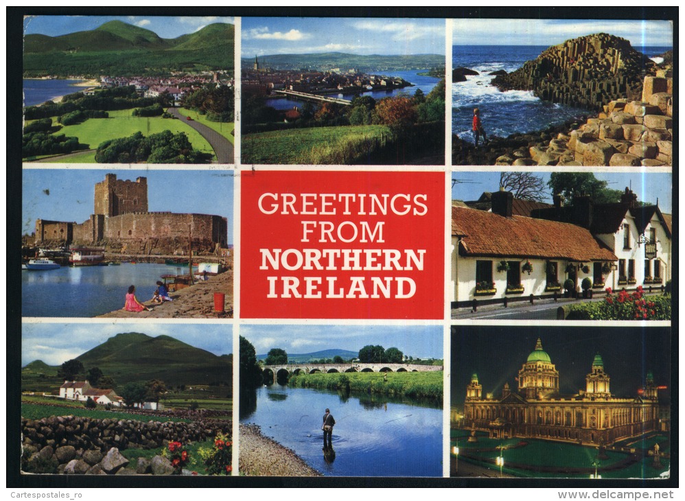 Northern Ireland-multi-view-used,perfect Shape - Other & Unclassified