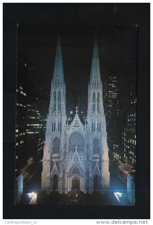 New York-saint Patrick's Cathedral-unused,perfect Shape - Églises