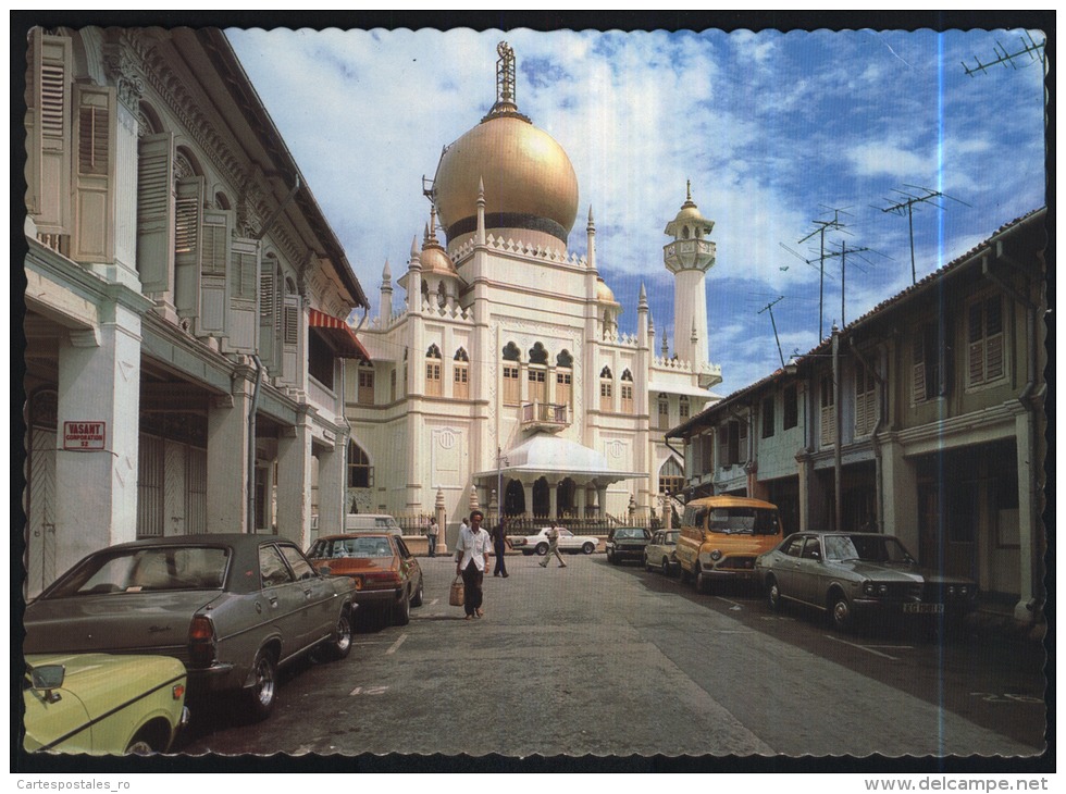 Singapore-sultan Mosque In Arab Street-used,perfect Shape - Mosque Mosquee - Islam