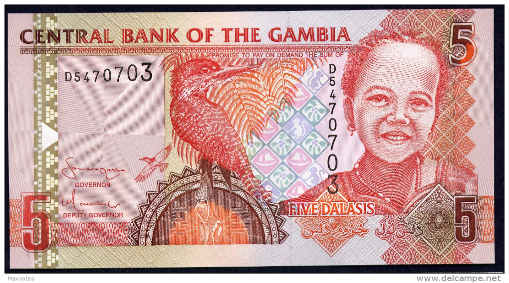 GAMBIA : 5 Delasis  - 2005 - UNC - Gambia