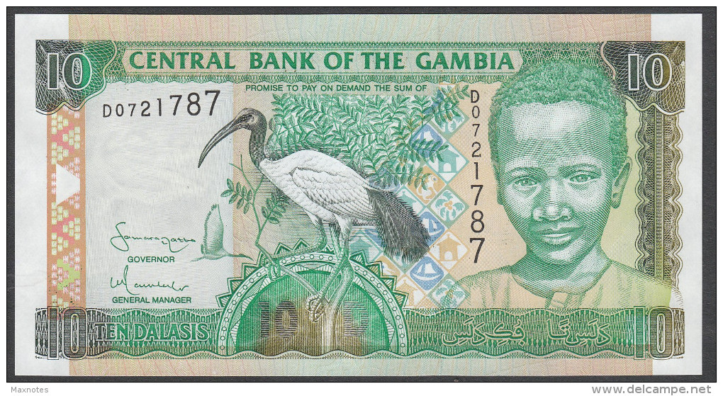 GAMBIA : 10 Delasis  - 2001 - UNC - Gambia