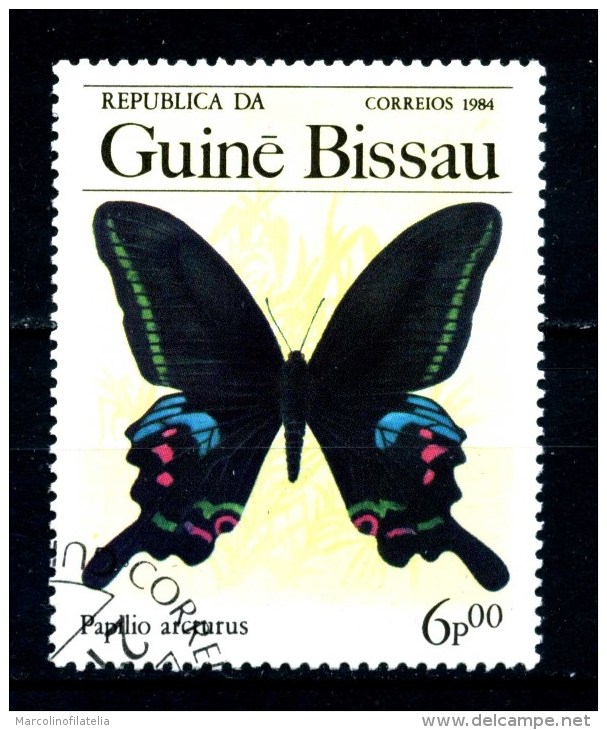 Repubbl. Di GUINEA - BISSAU - Farfalle - Butterfly - Year 1984 - Usato -used. - Farfalle