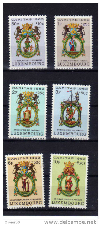 Luxembourg (1963)  - "Enseignes"   Neufs** - Vetri & Vetrate