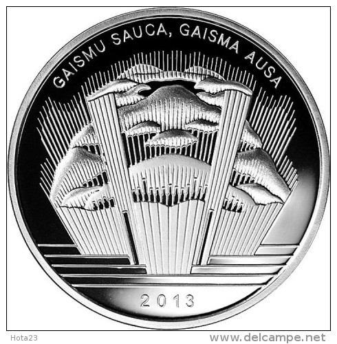 Latvia 2013 SILVER COIN 1 Lats Jazeps Vitols Komponist Light Coin Proof - Latvia