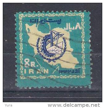 Iran  1963    Mi Nr 1166 Map  (a2p5) - Irán