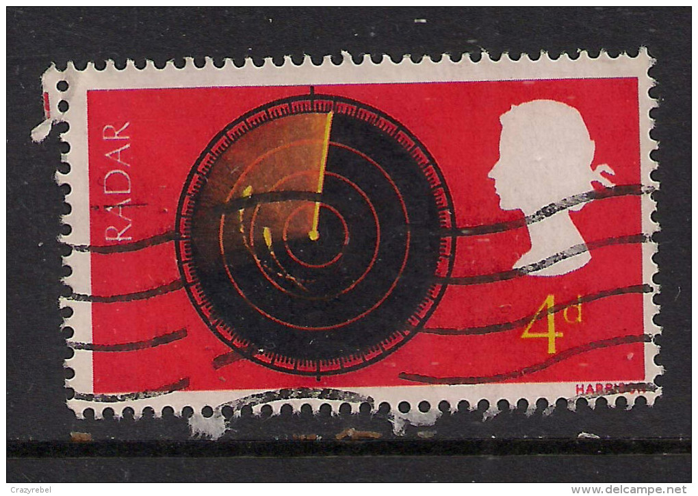 GB 1967 QE2 4d Inventions Error Broken Scale SG 752a CV £45. ( 1319 ) - Variétés, Erreurs & Curiosités