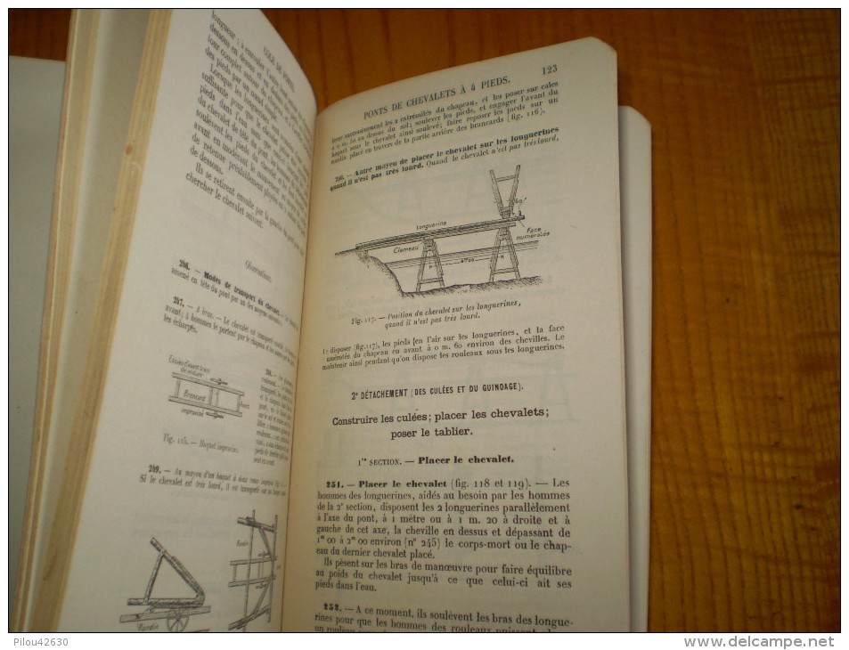 4 ° Régiment Du Génie : école De Ponts:ponts De Circonstance . école Du Génie; Tamp. Dépôt Matériel Du Génie De Grenoble - France