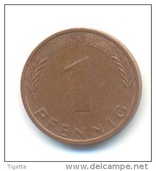 GERMANIA  1 PFENNIG ANNO 1976 - 1 Pfennig