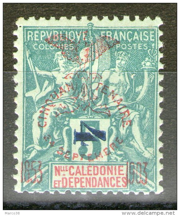 Nelle-Calédonie: N°83a * (type II)   - Cote 50€ - - Ungebraucht