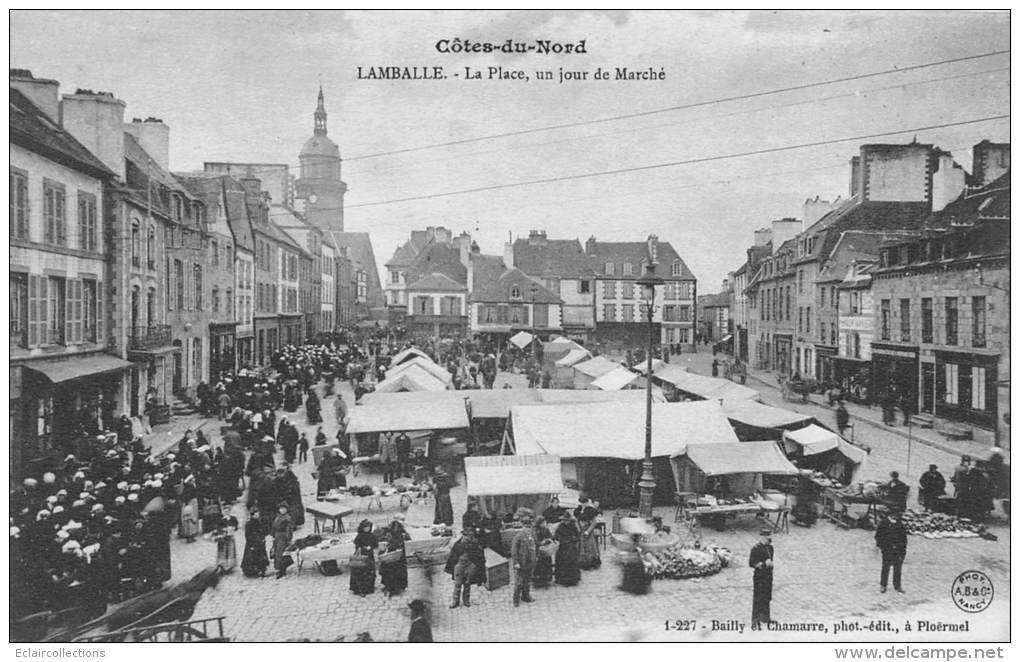 Lamballe   22    Jour De Marché - Lamballe